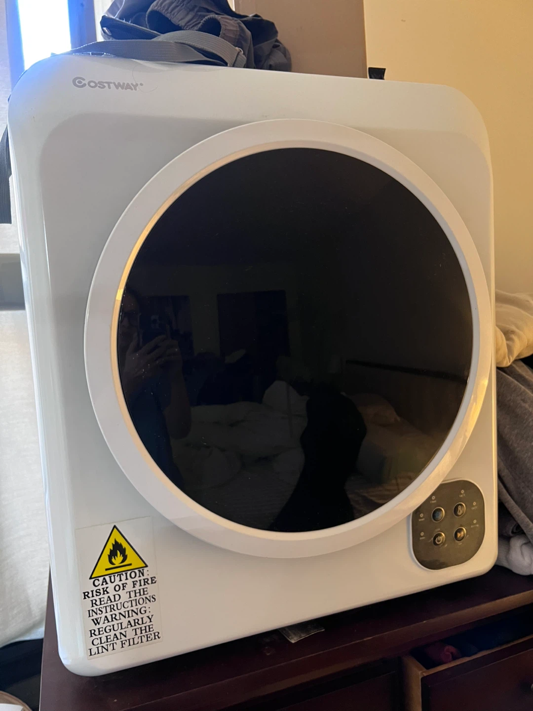 COSTWAY Compact Clothes Dryer - photo 2