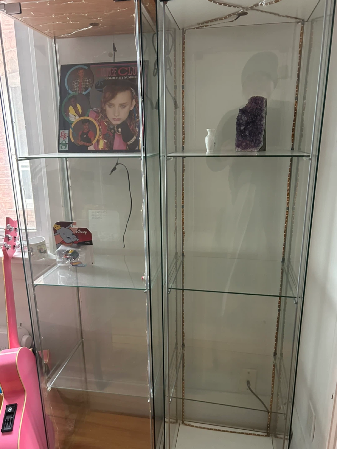 Glass Display Cabinet with LED Lighting