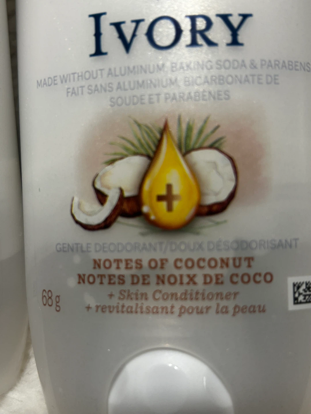 Ivory Gentle Deodorant Notes of Coconut 68g (2-pack) - photo 2