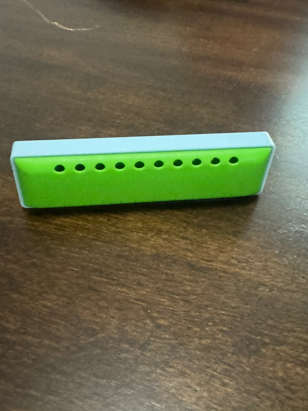 Green 10-hole Harmonica - photo 3