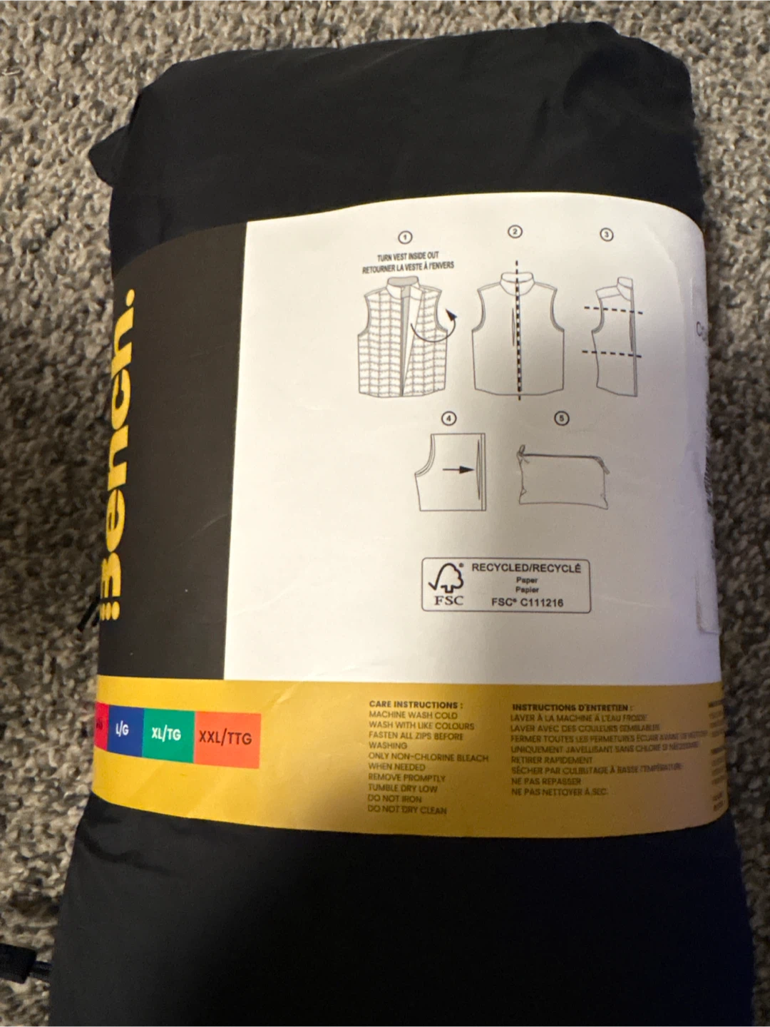 New Mens Small Bench Packable Vest - photo 2