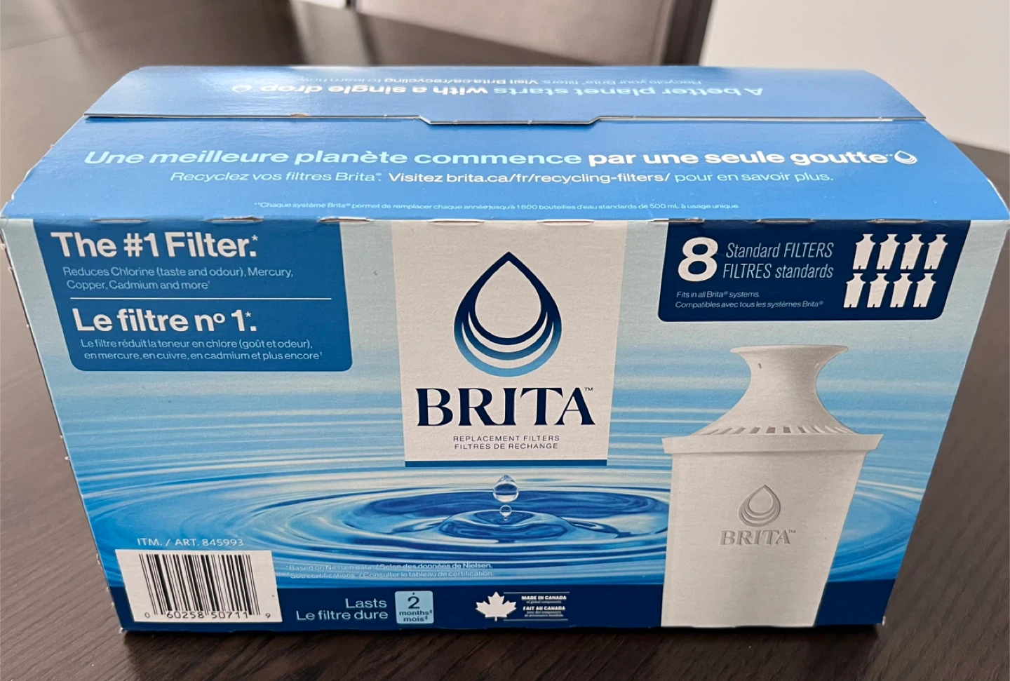 Brita Standard Water Filters - 8 Count - New in Original Package