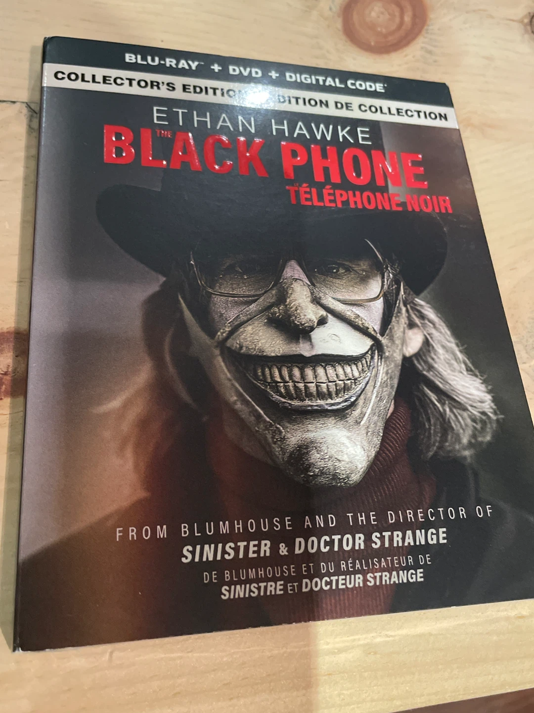 The Black Phone Blu-ray + DVD Collector's Edition BNIB