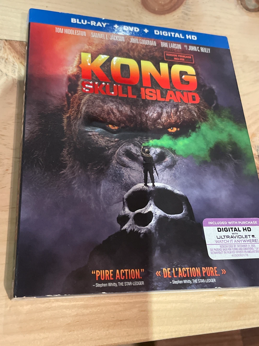 Kong: Skull Island Blu-ray + DVD BNIB