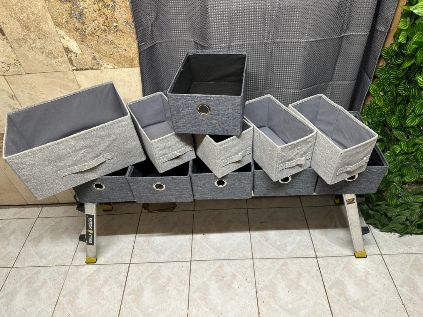 Fabric Collapsing Bins