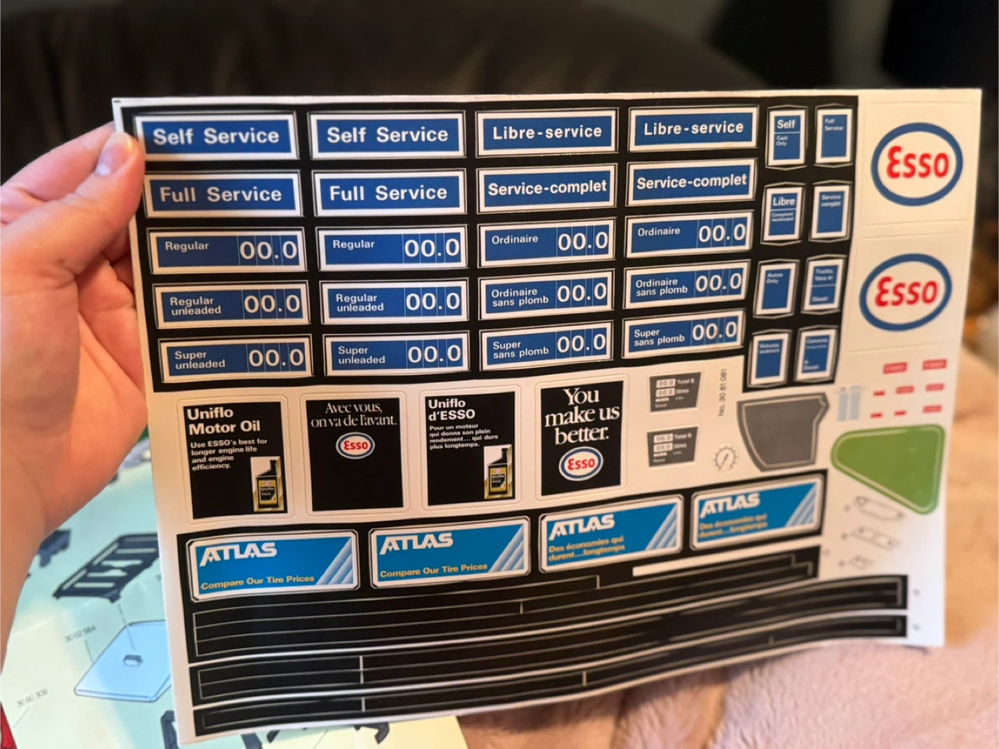 1985 BNIB Playmobil Esso Gas Station Set - photo 5