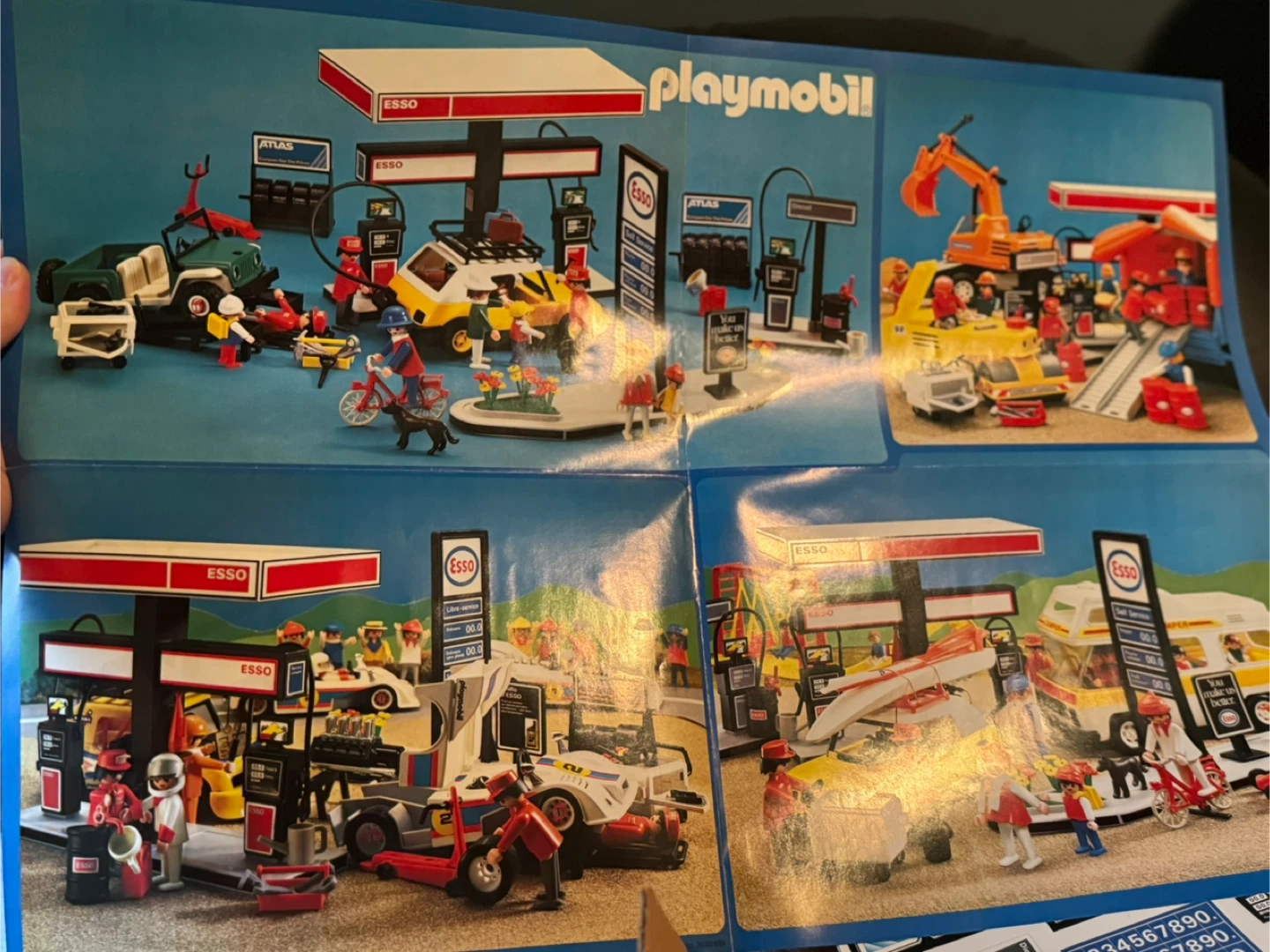 1985 BNIB Playmobil Esso Gas Station Set - photo 2