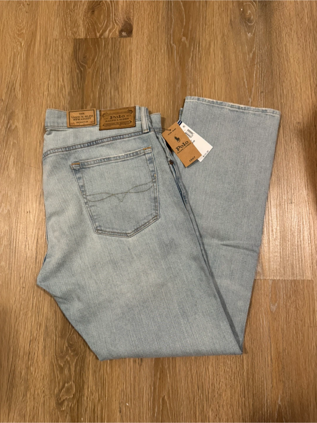 Polo Ralph Lauren Men Jeans Varick Slim Straight Size 35x30