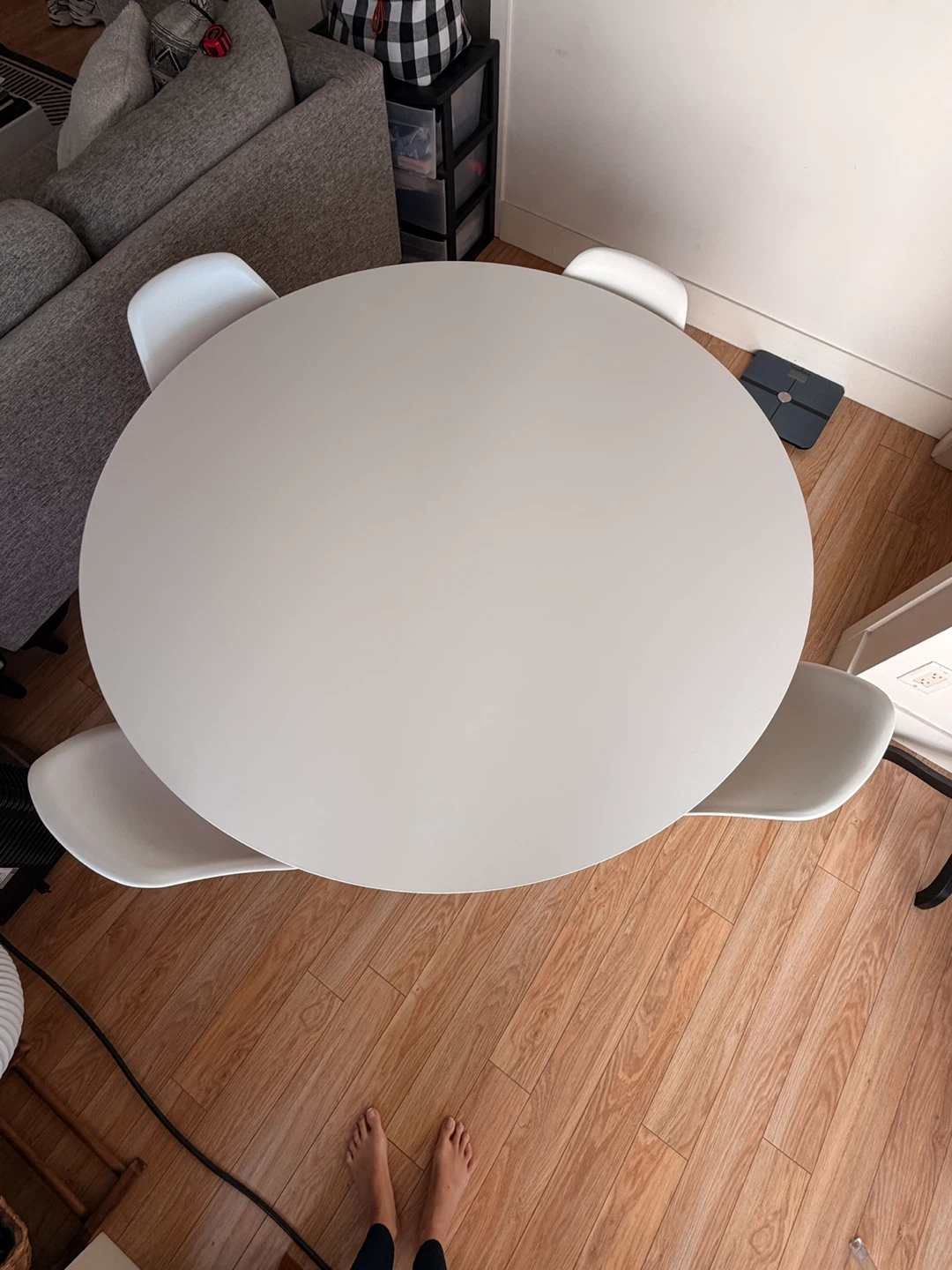 Round Dining Table with 4 Chairs - photo 2