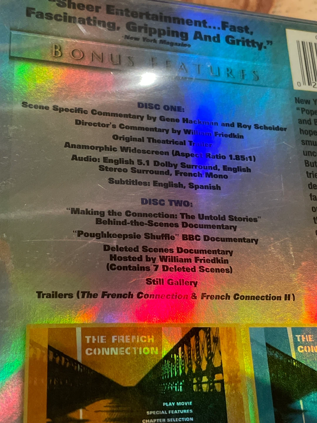 The French Connection DVD - 2 disc set - photo 2