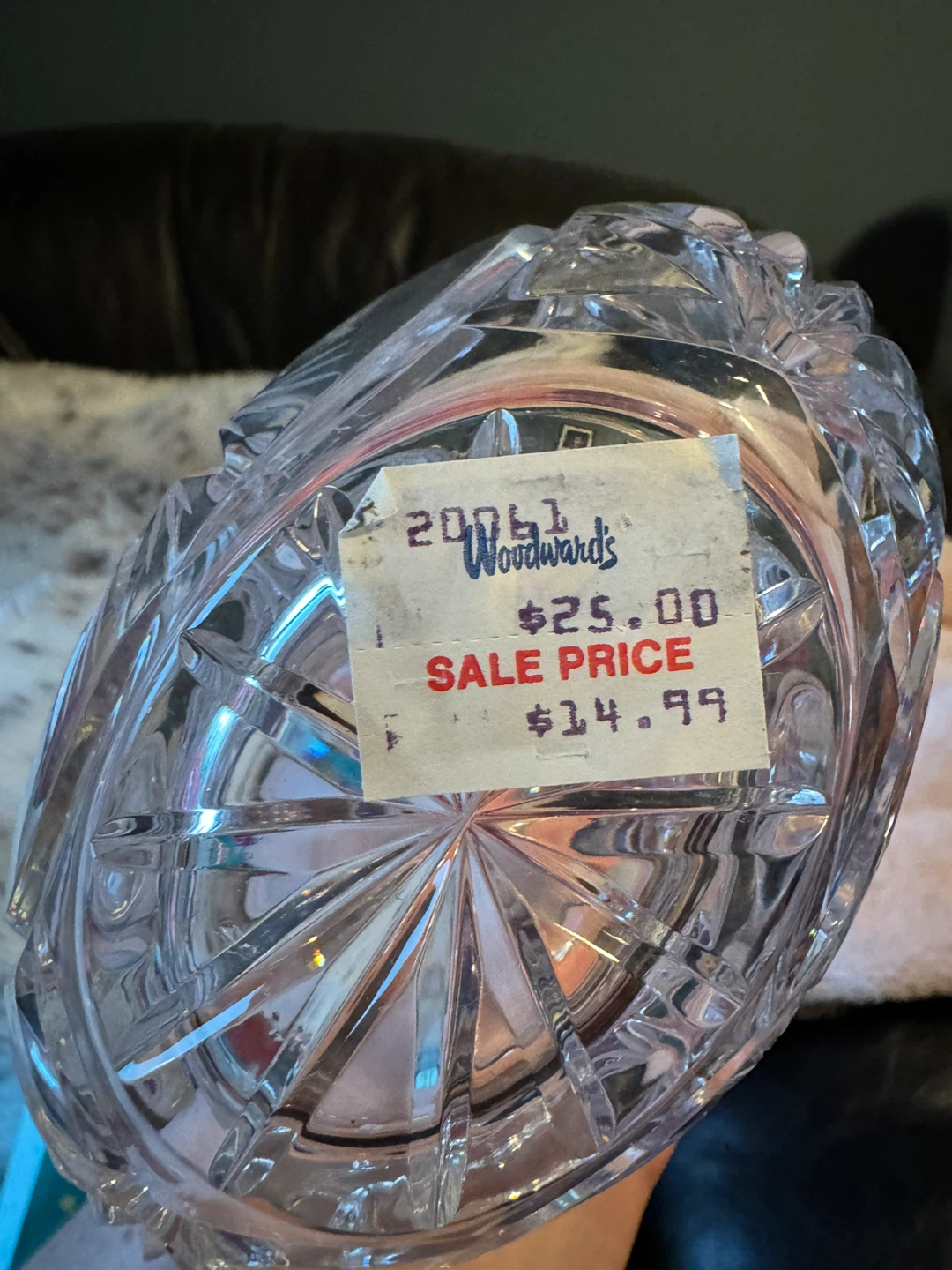 Lead Crystal Basket from Woodwards - photo 4
