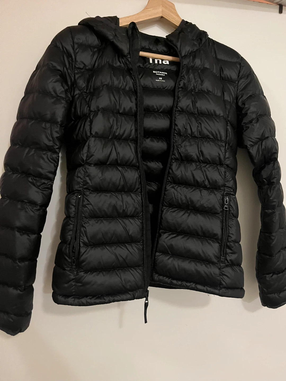 Tna – Black Packable Down Jacket