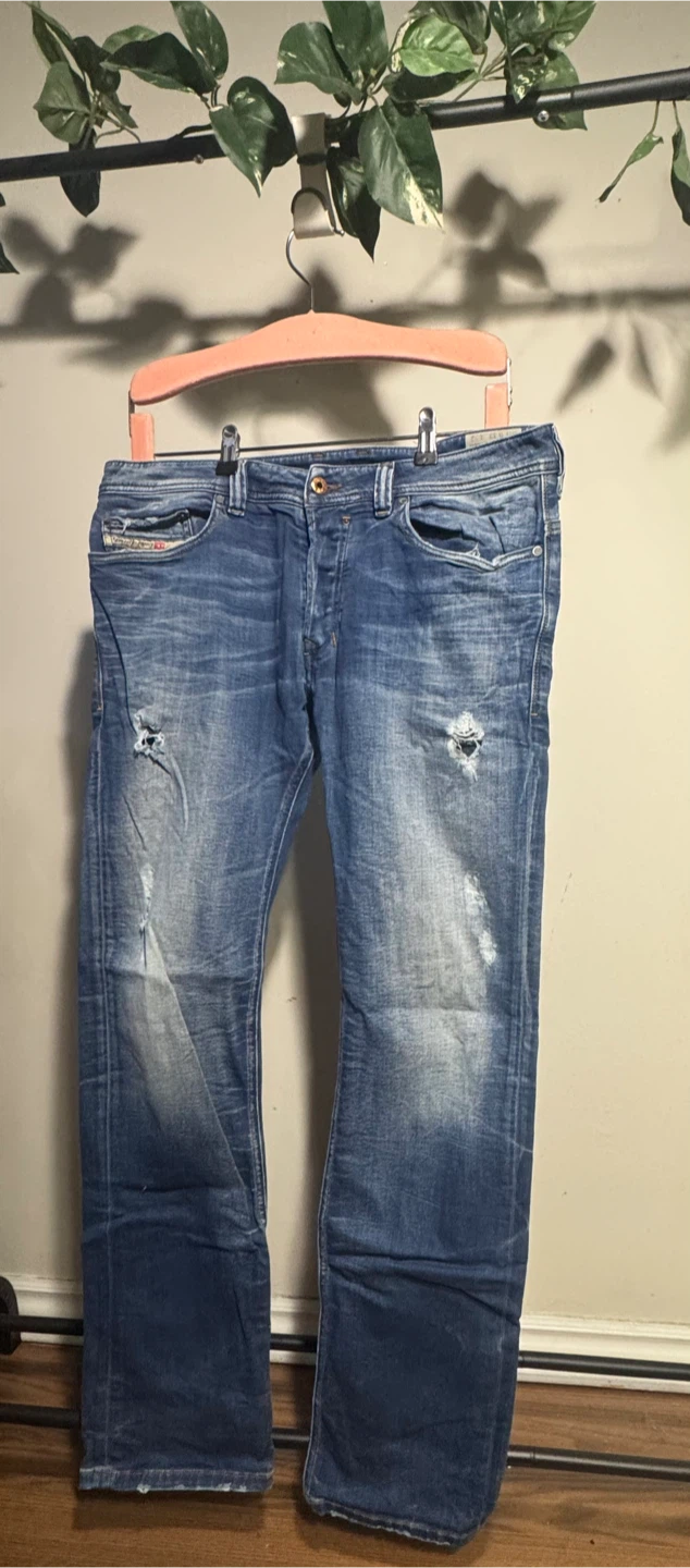 Diesel Industry Blue Denim Jeans