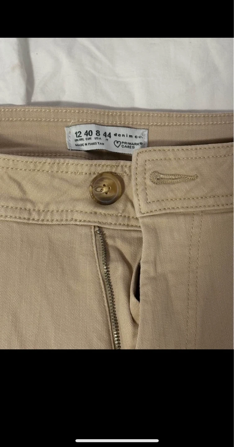 Primark Beige Pants Size 8 - photo 4