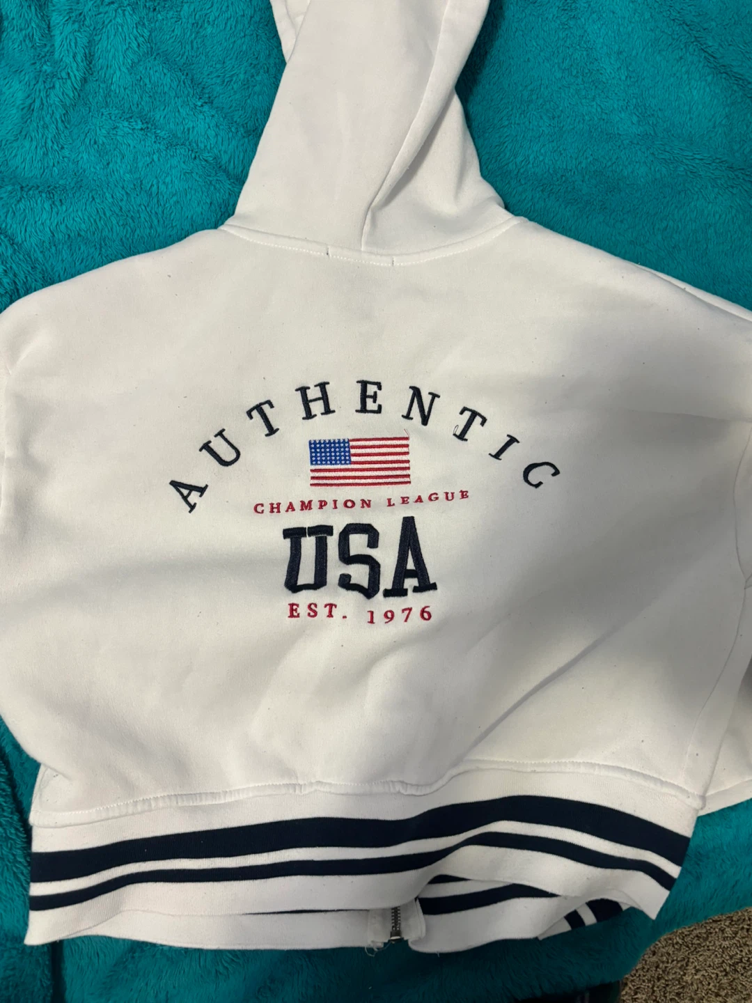 White USA Champion League Jogger Set - photo 3