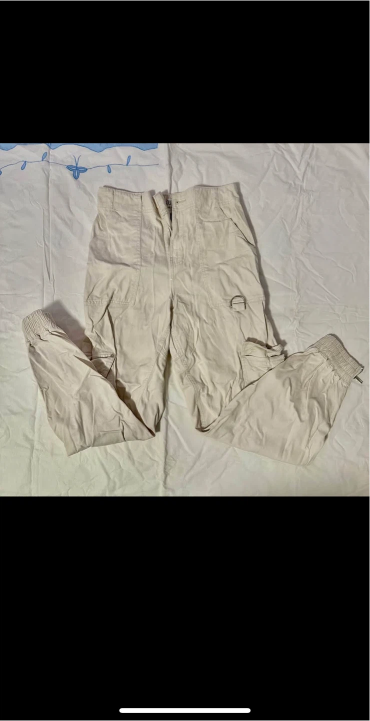 River Island Cargo Pants Beige