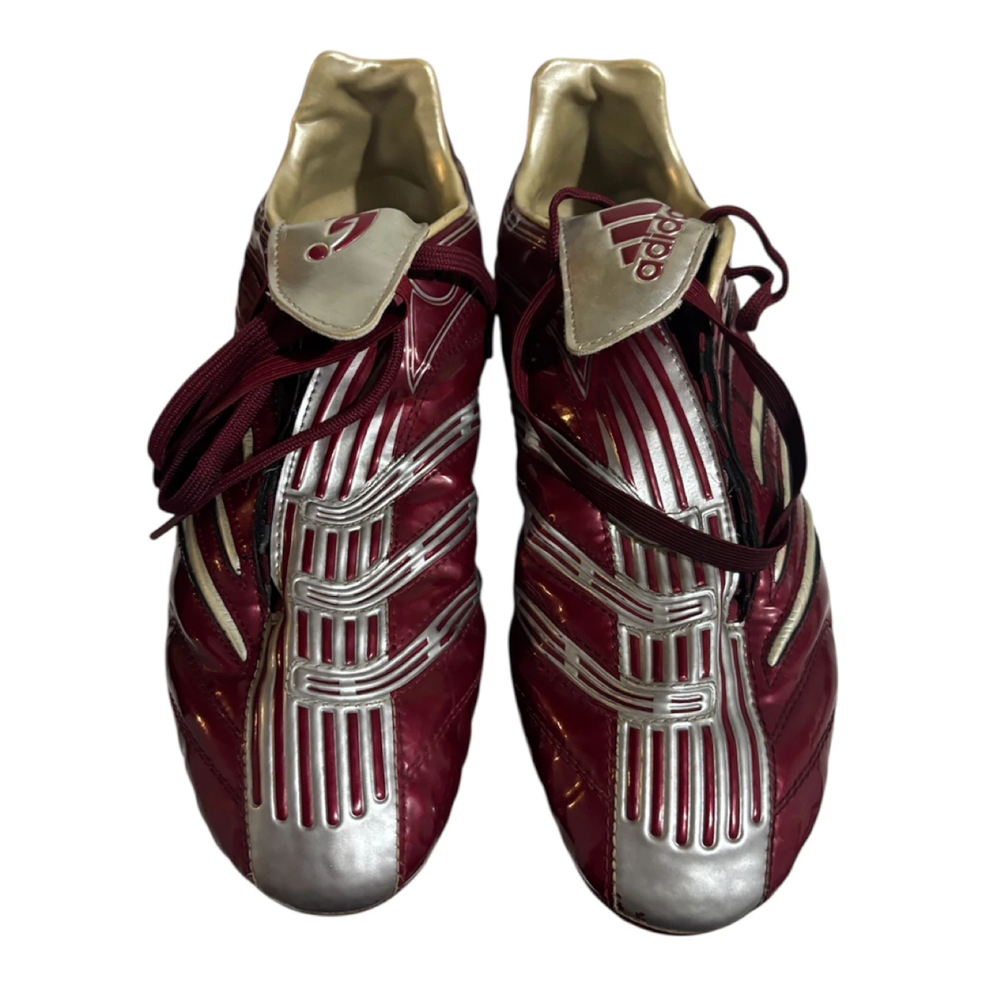 Adidas Men's Soccer Cleats Burgundy/Silver - photo 4