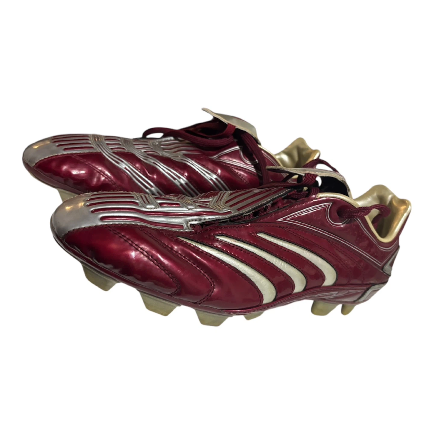 Adidas Men's Soccer Cleats Burgundy/Silver - photo 2