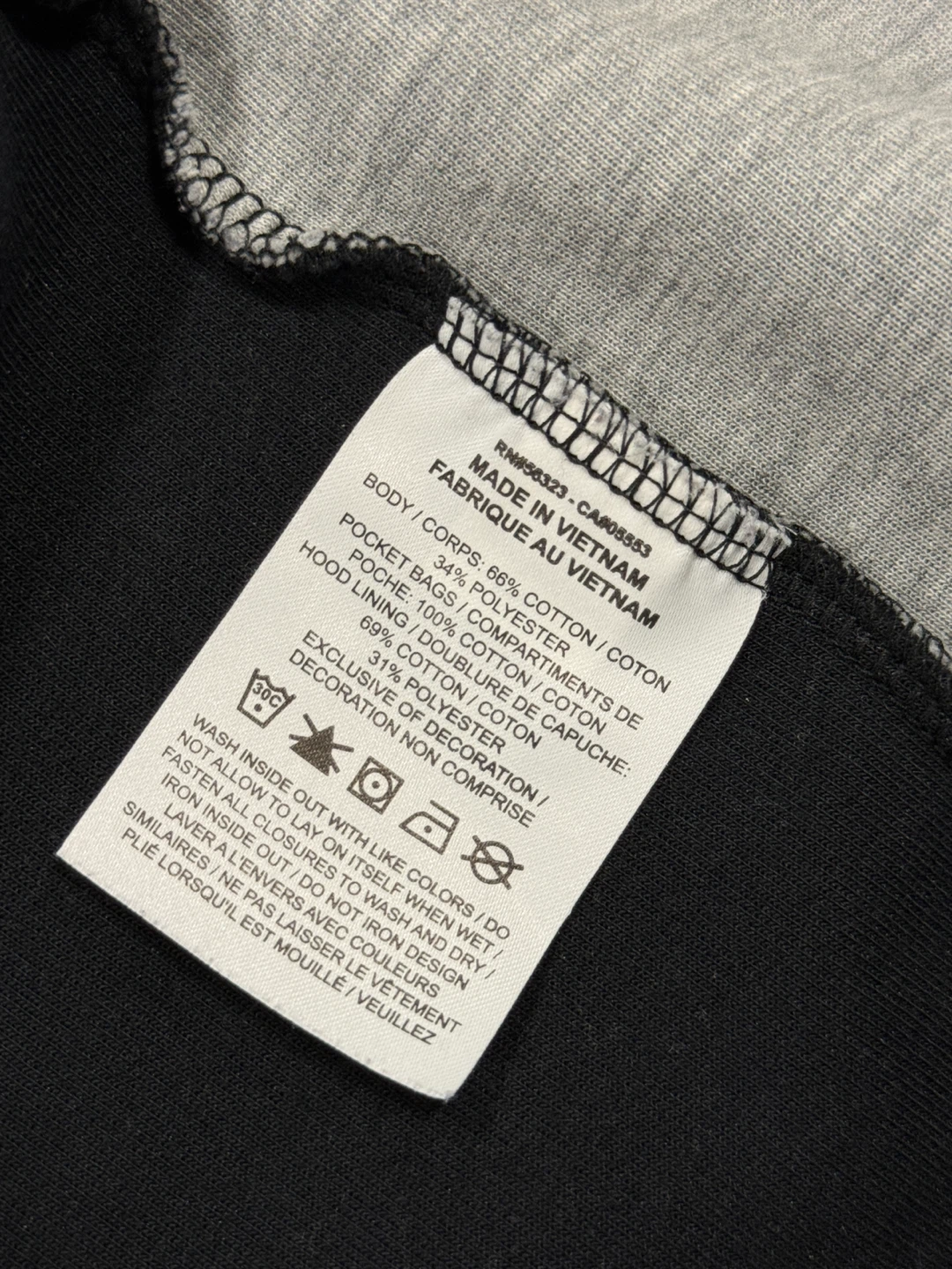 Nike Tech Fleece Full Zip Hoodie - Grey/Black Size S - photo 4