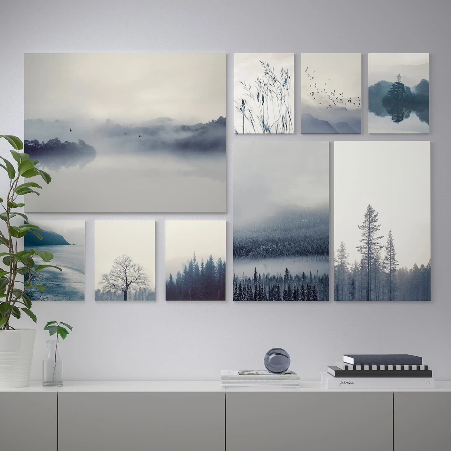 IKEA 9 Piece Canvas Set + IKEA 3 Piece Canvas Set