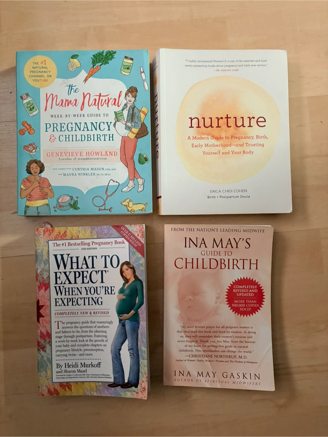 Bundle of 4 Pregnancy and Childbirth Books