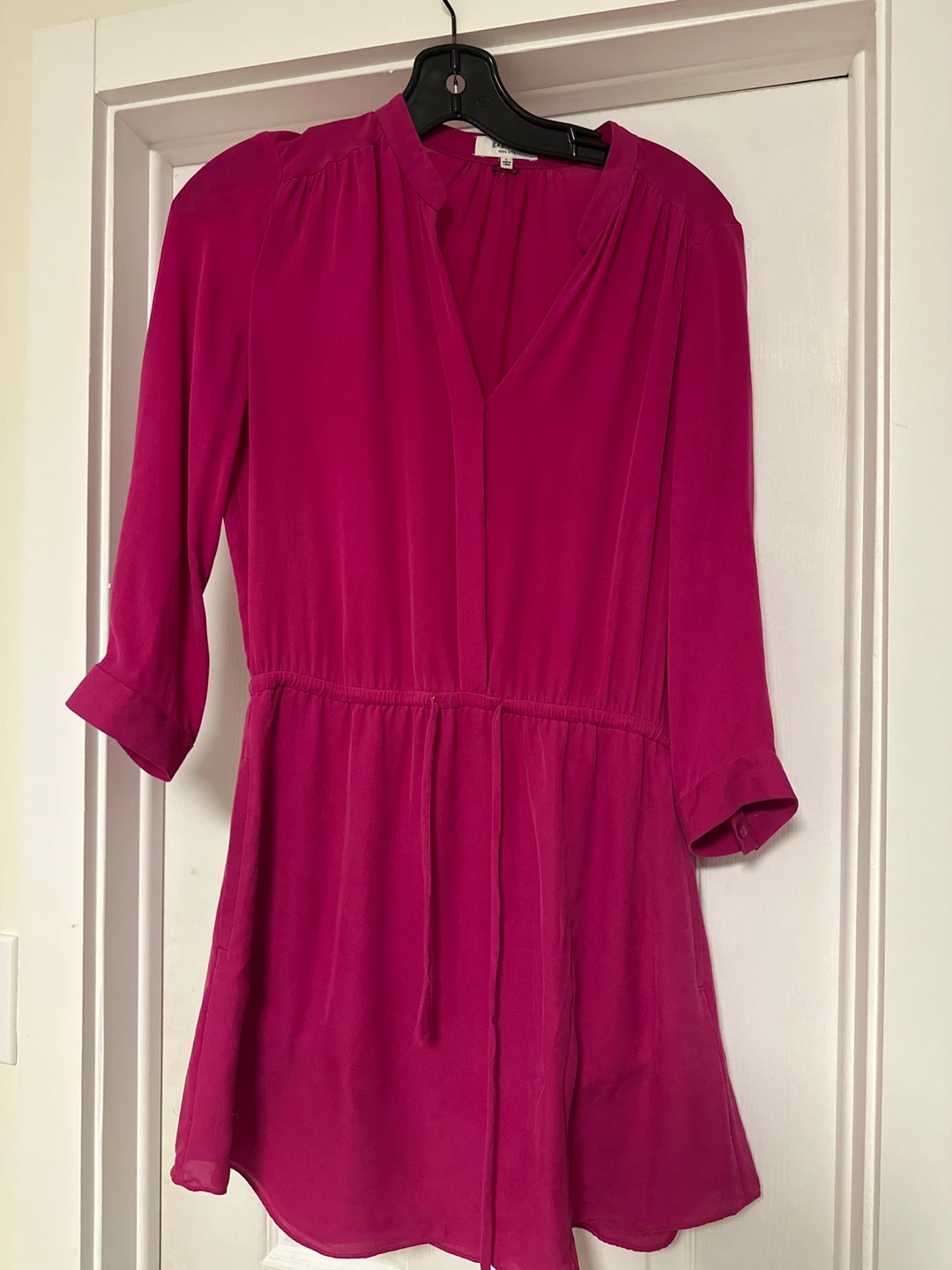 Babaton Pink Silk Dress Size S