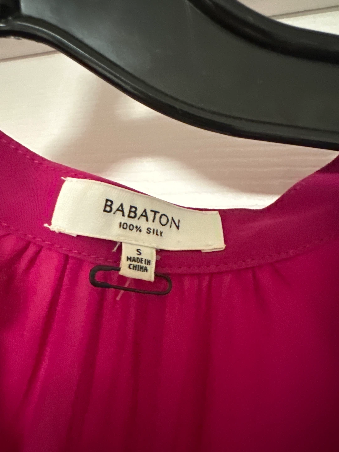 Babaton Pink Silk Dress Size S - photo 2