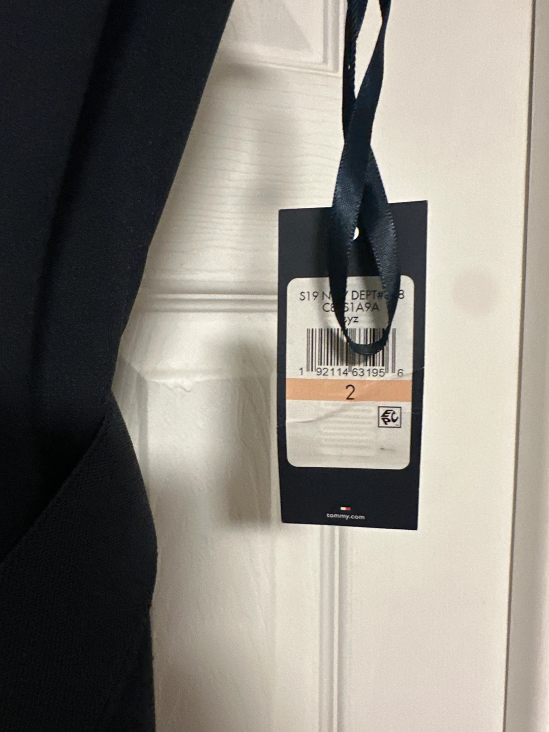 New Tommy Hilfiger Navy Sleeveless Zipper Dress Size 2 - photo 3