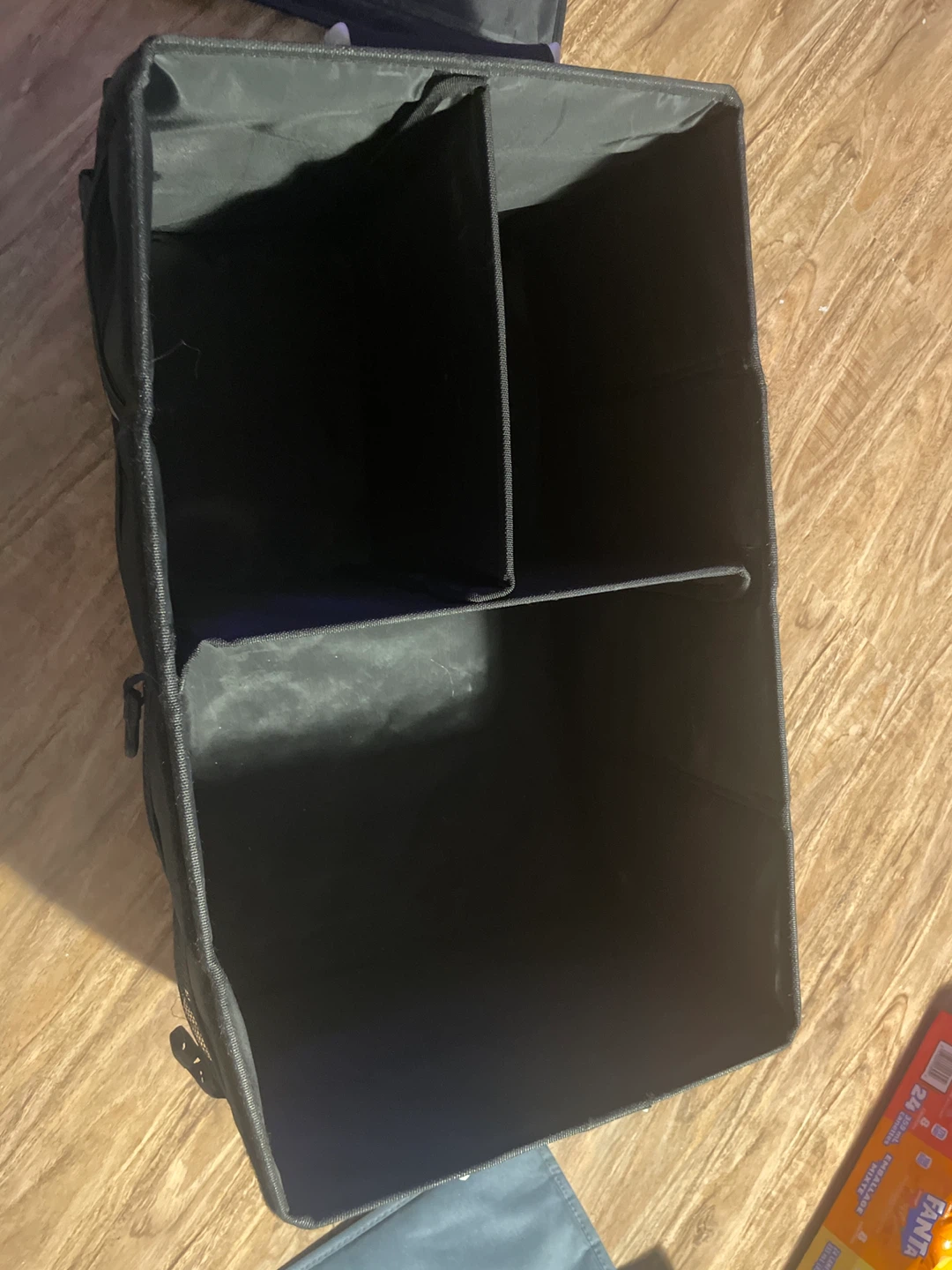 Black Collapsible Storage Organizer Box - photo 4