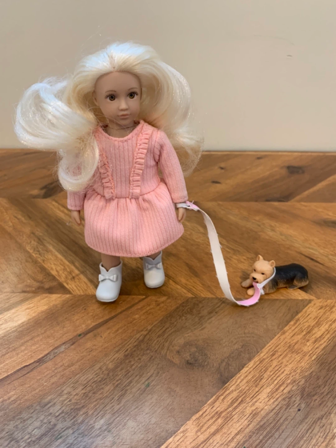 Mini Doll with Dog Accessories Set - photo 3