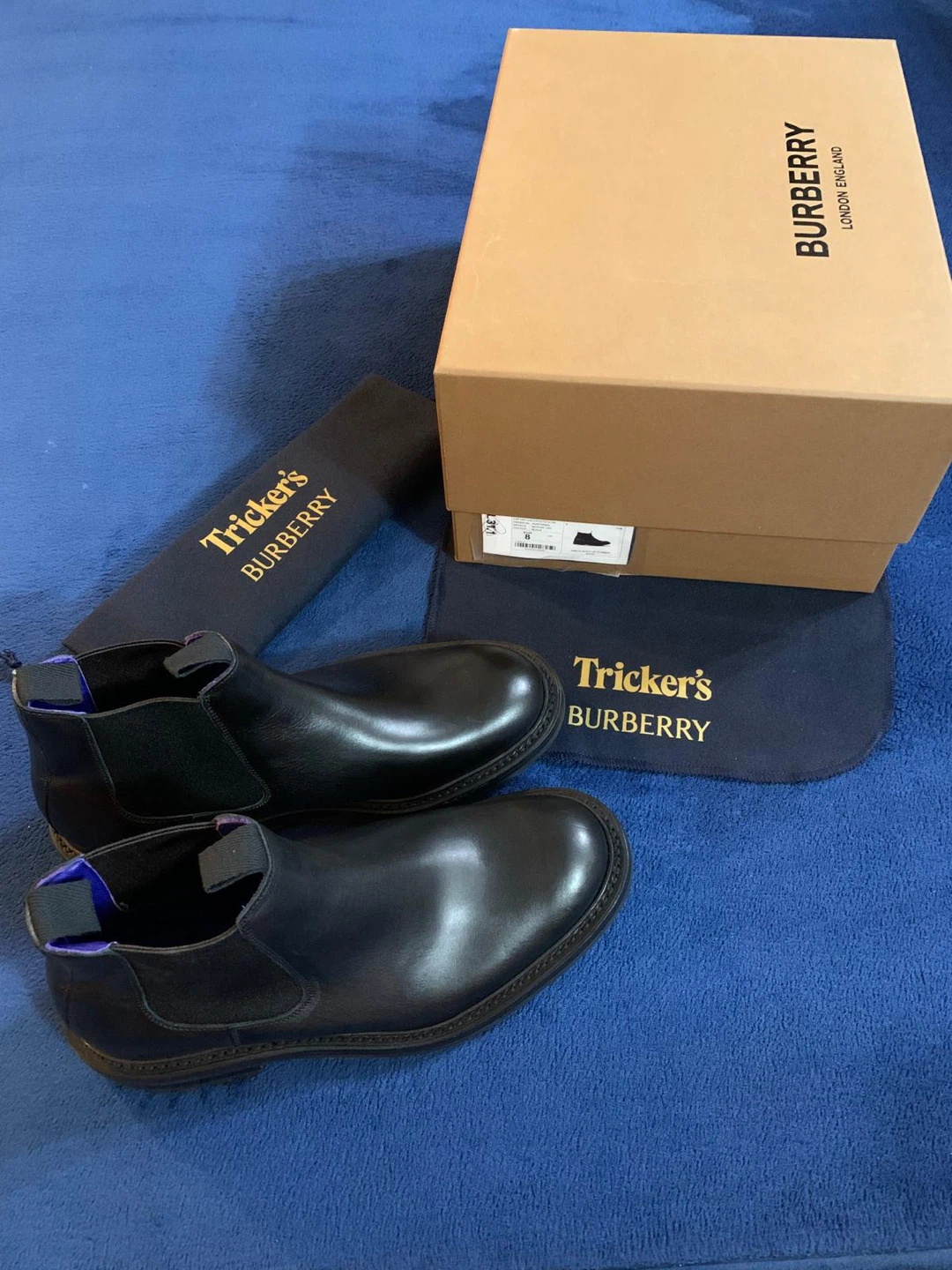 Authentic Burberry AIMF Dee Low Black Boots. Size 8 - photo 2