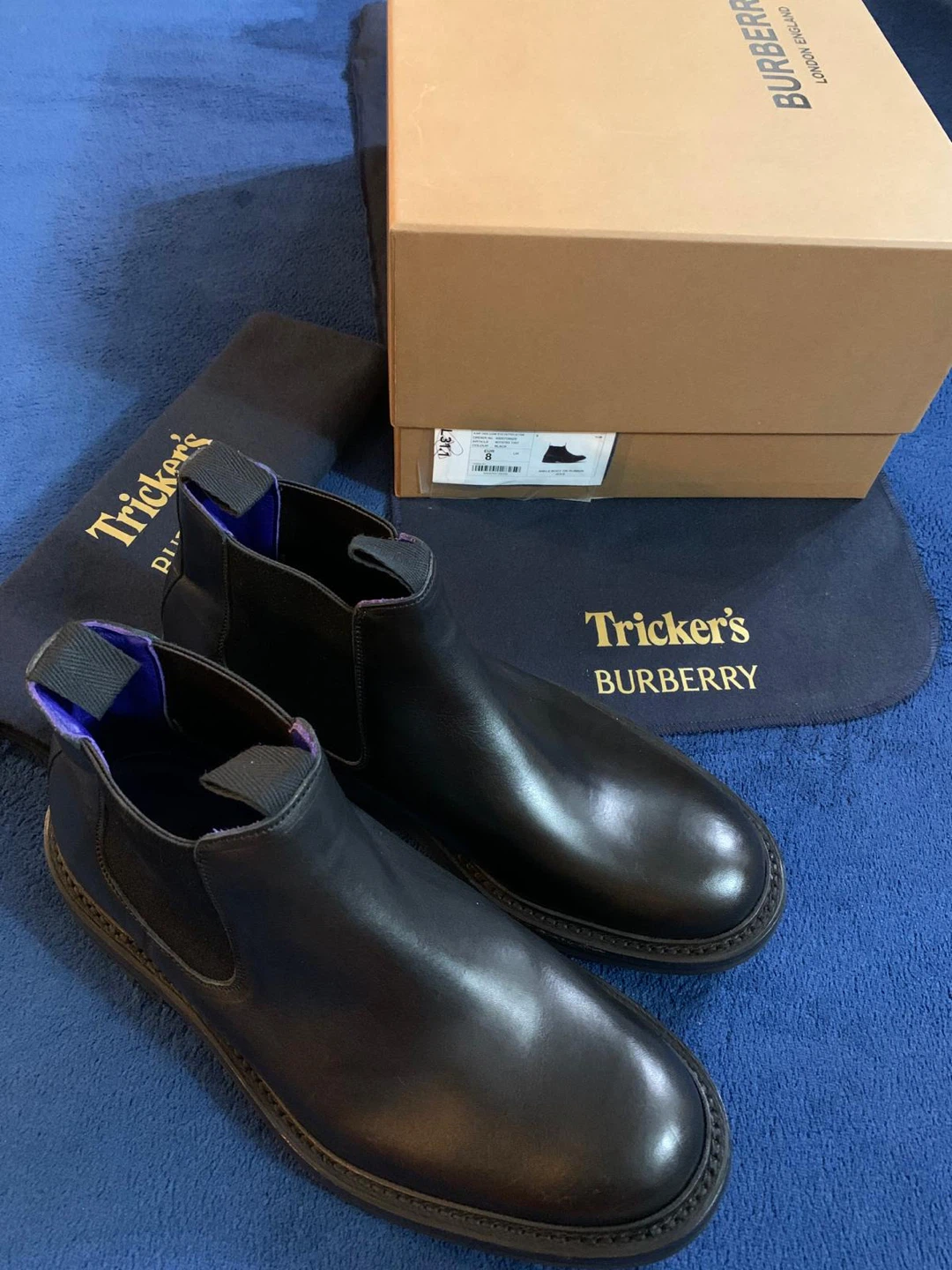 Authentic Burberry AIMF Dee Low Black Boots. Size 8 - photo 4