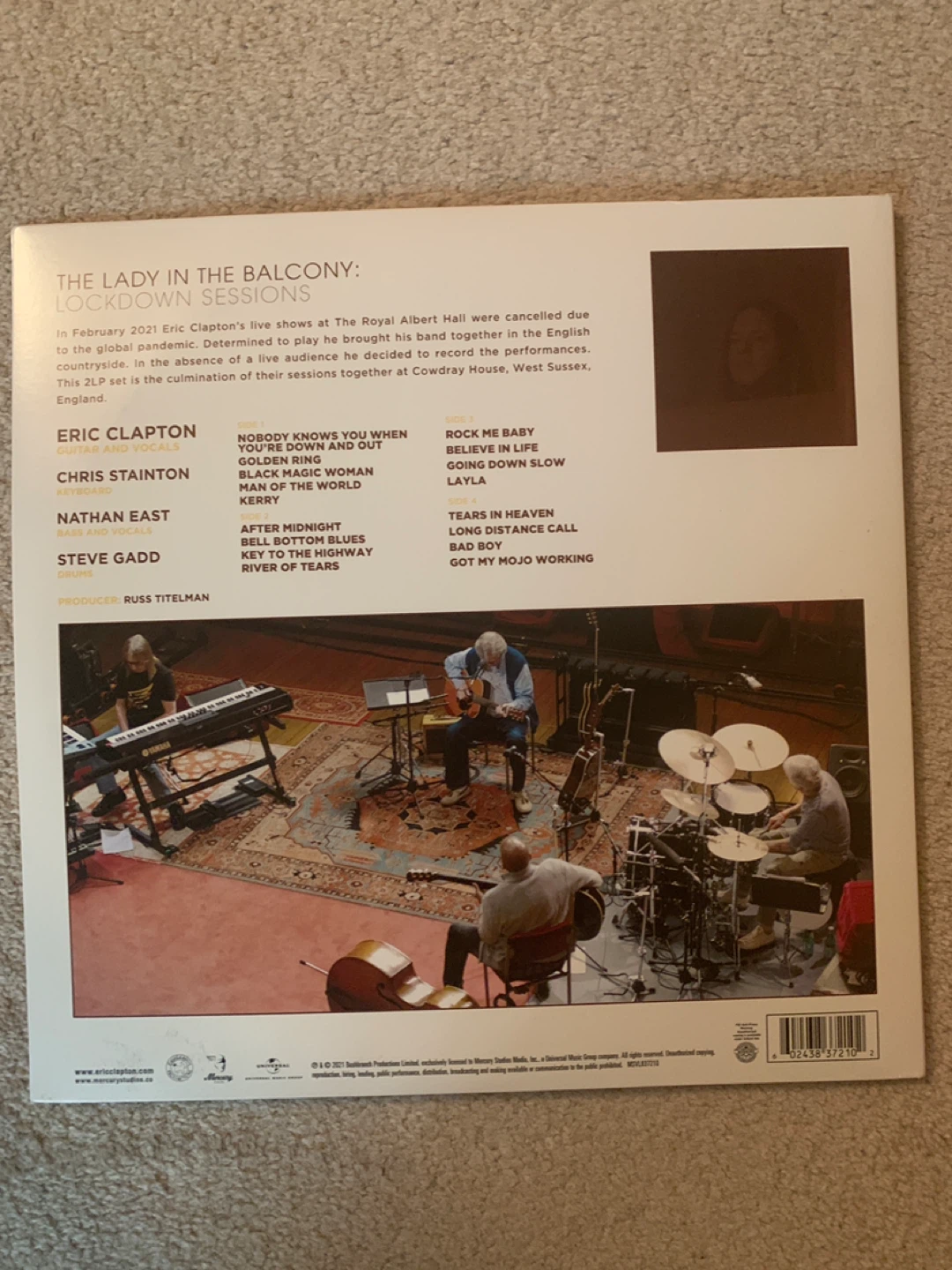 Eric Clapton The Lady in the Balcony - 2LP Vinyl - photo 3