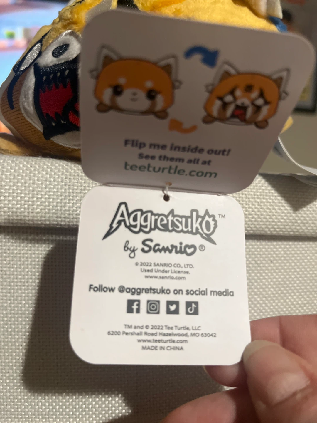 Aggretsuko Reversible Plushie by Sanrio - photo 5