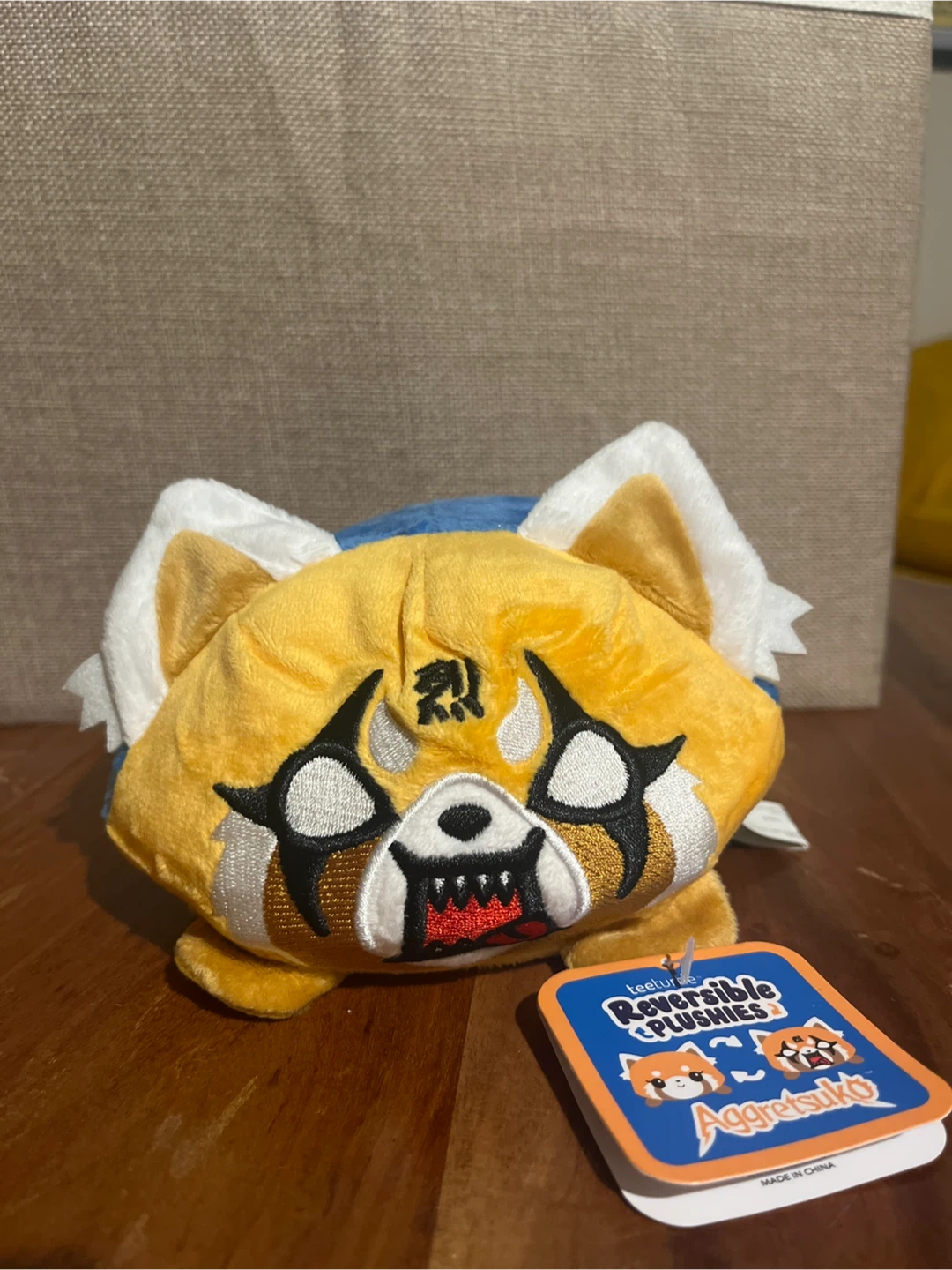 Aggretsuko Reversible Plushie by Sanrio