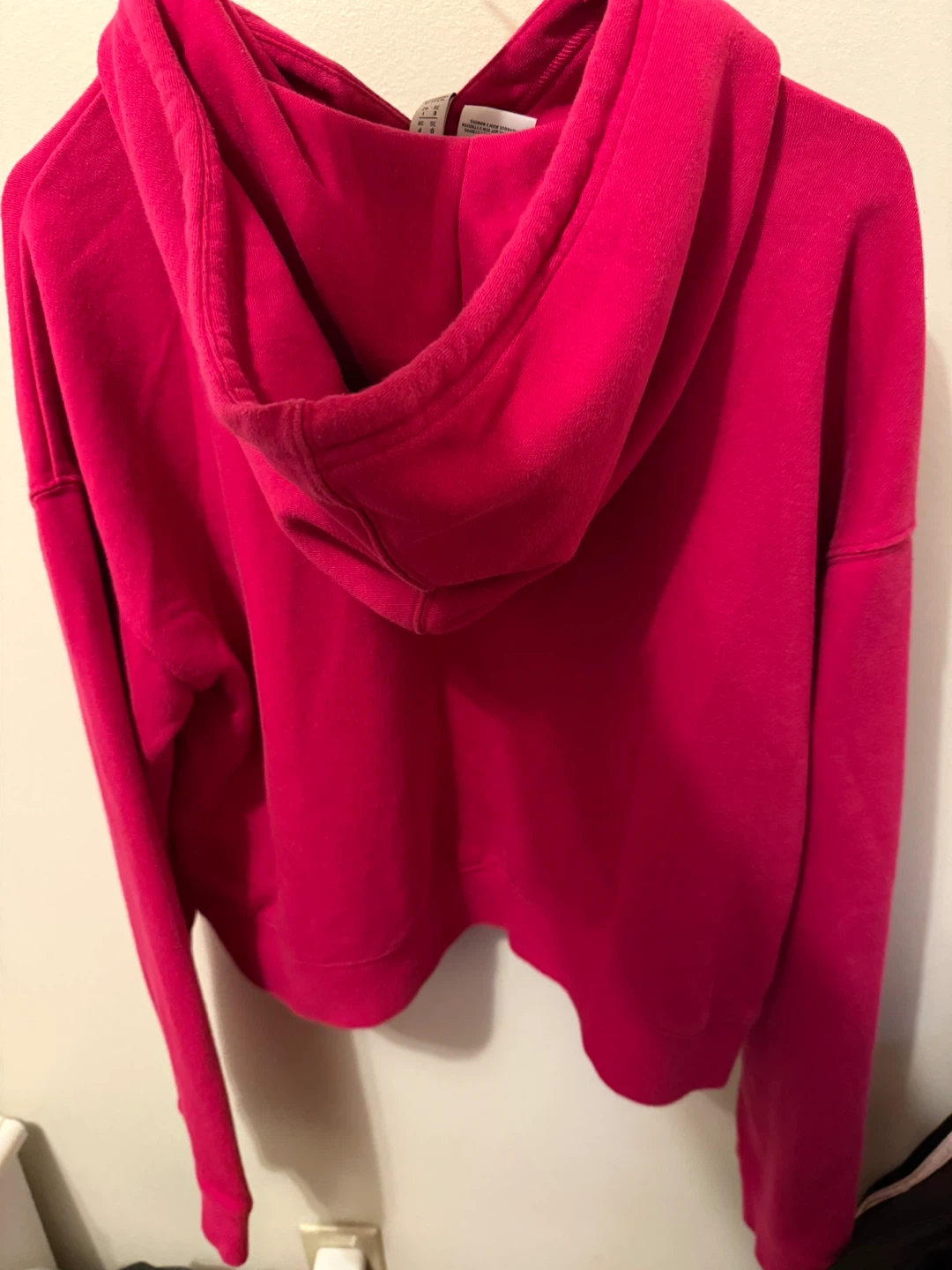 Adidas Cropped Hoodie Pink Size S women - photo 2