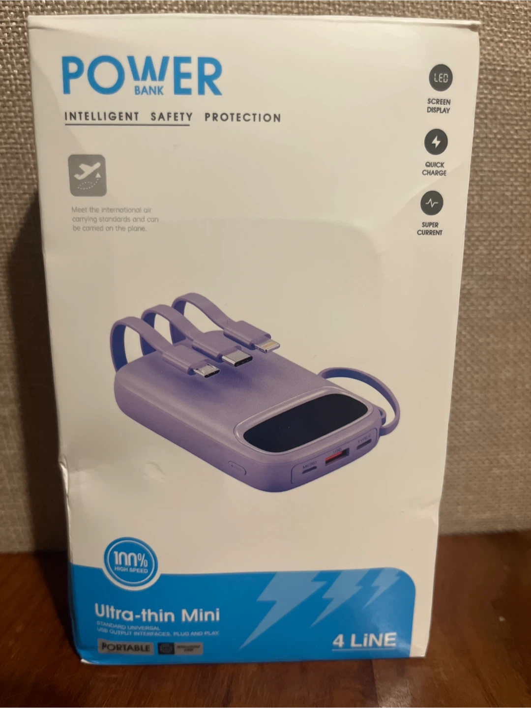 20W Fast Charging Power Bank 10000mAh