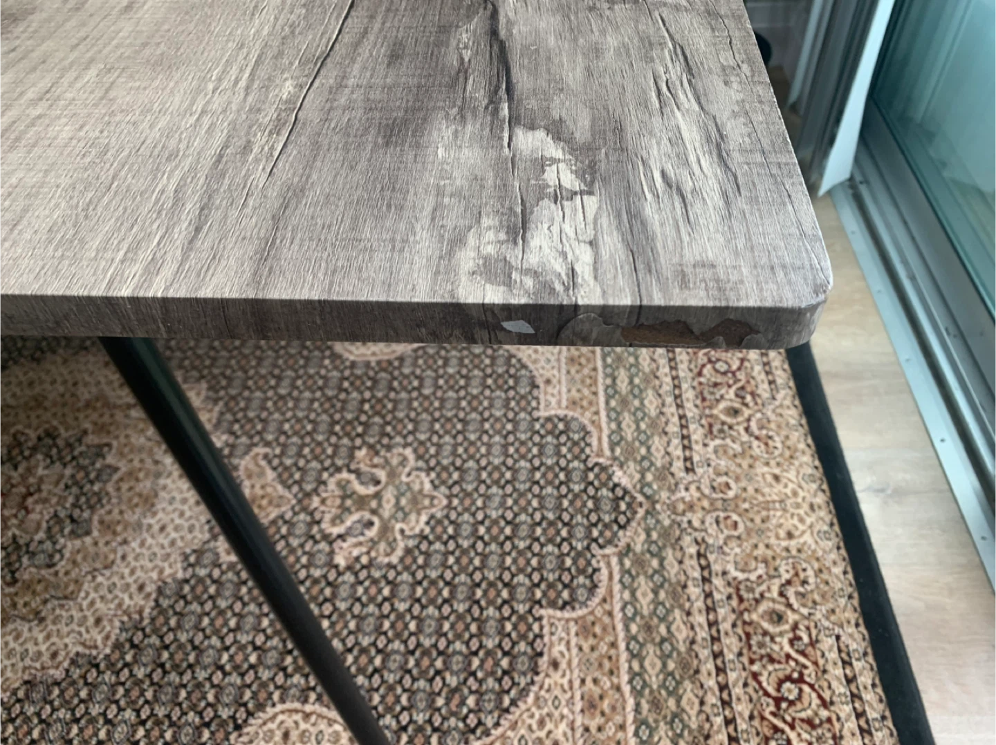 Rustic Wood Look Dining Table - photo 2