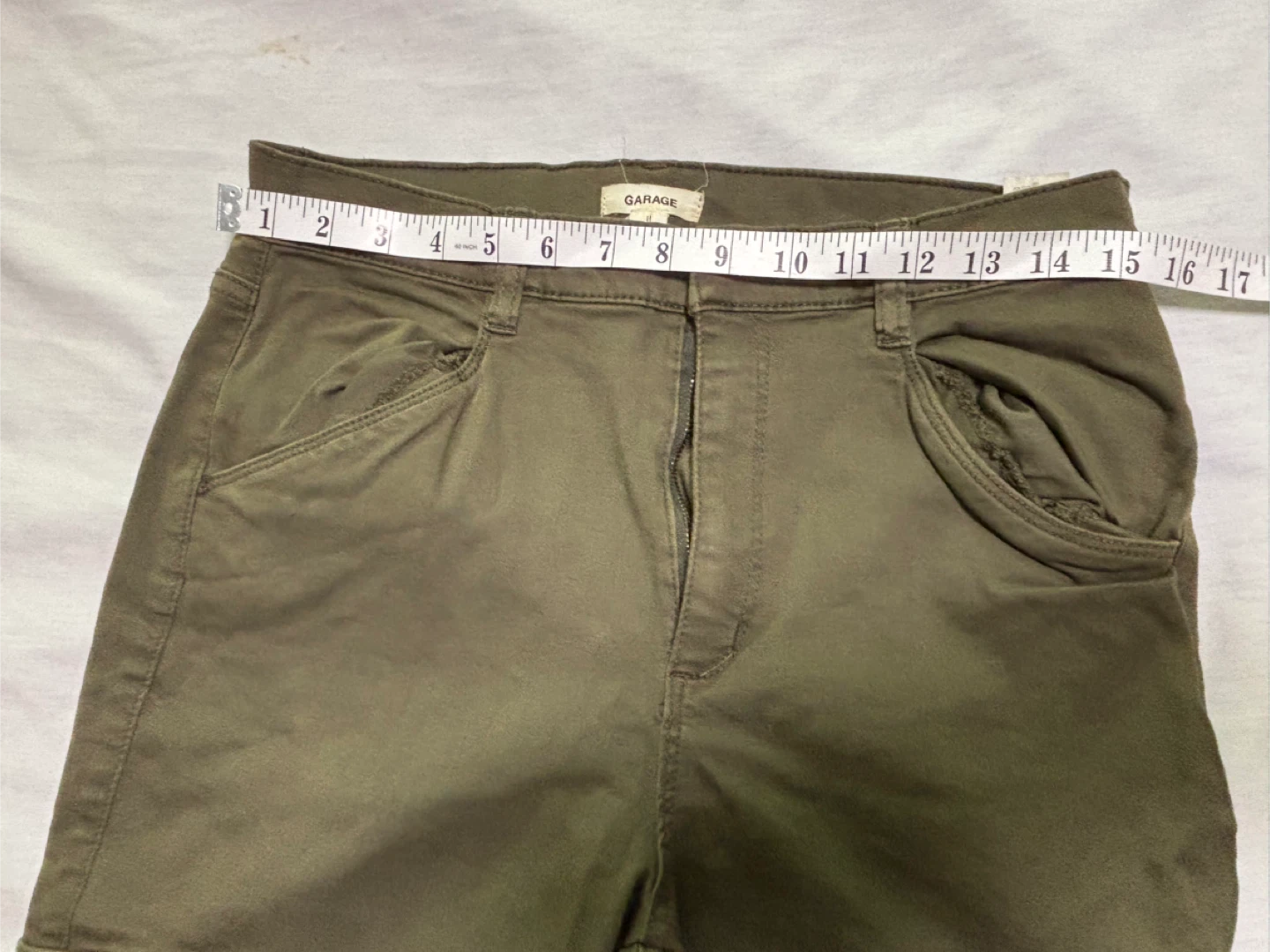 Garage Olive Cargo Pants - Size extra small - photo 5
