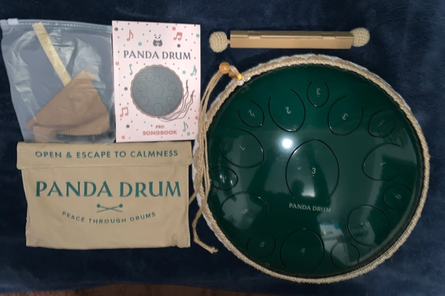 Panda Drum Pro 15 Notes Emerald Green