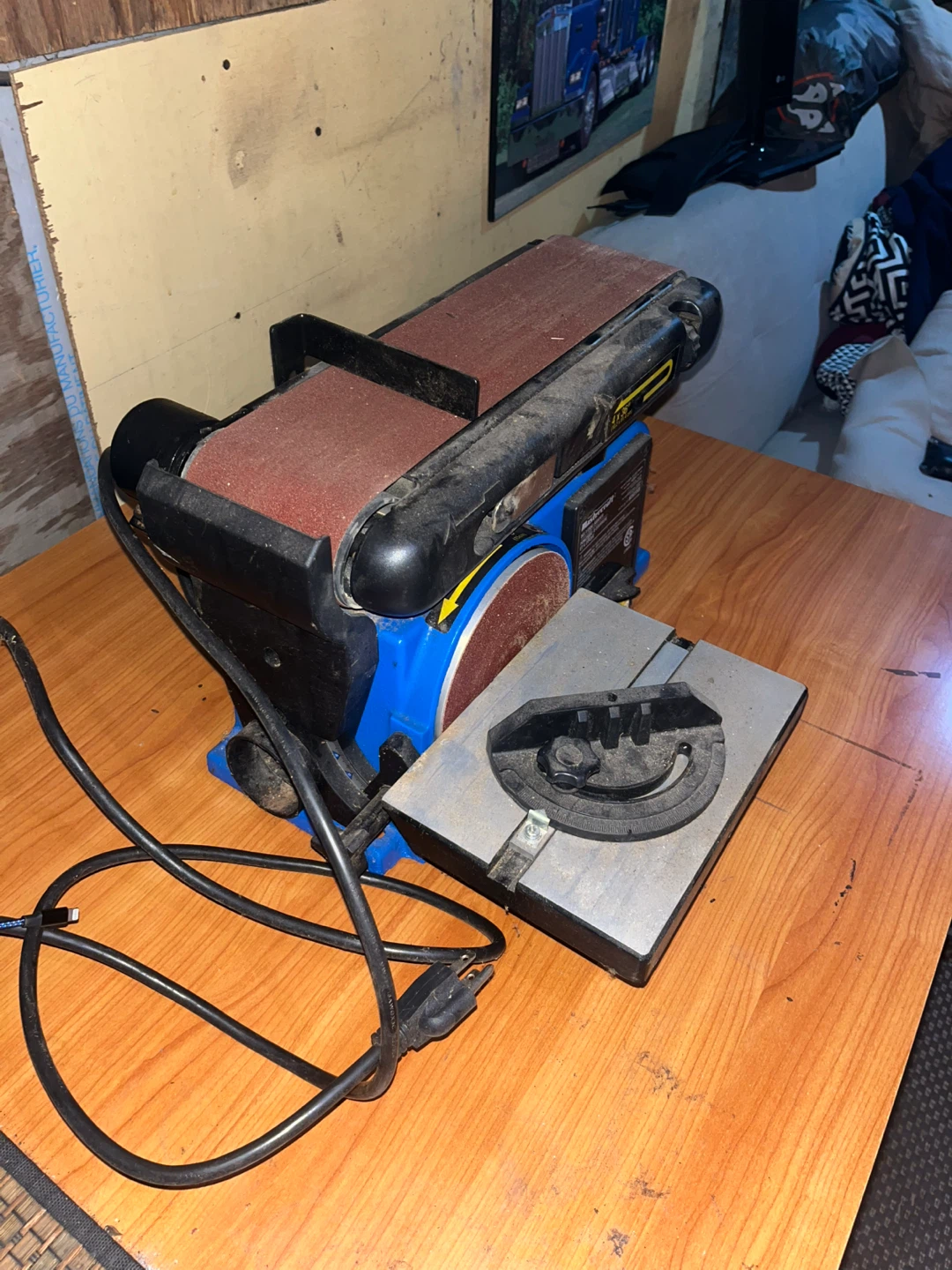 Mastercraft 4 x 36 in Belt and Disc Sander - photo 4