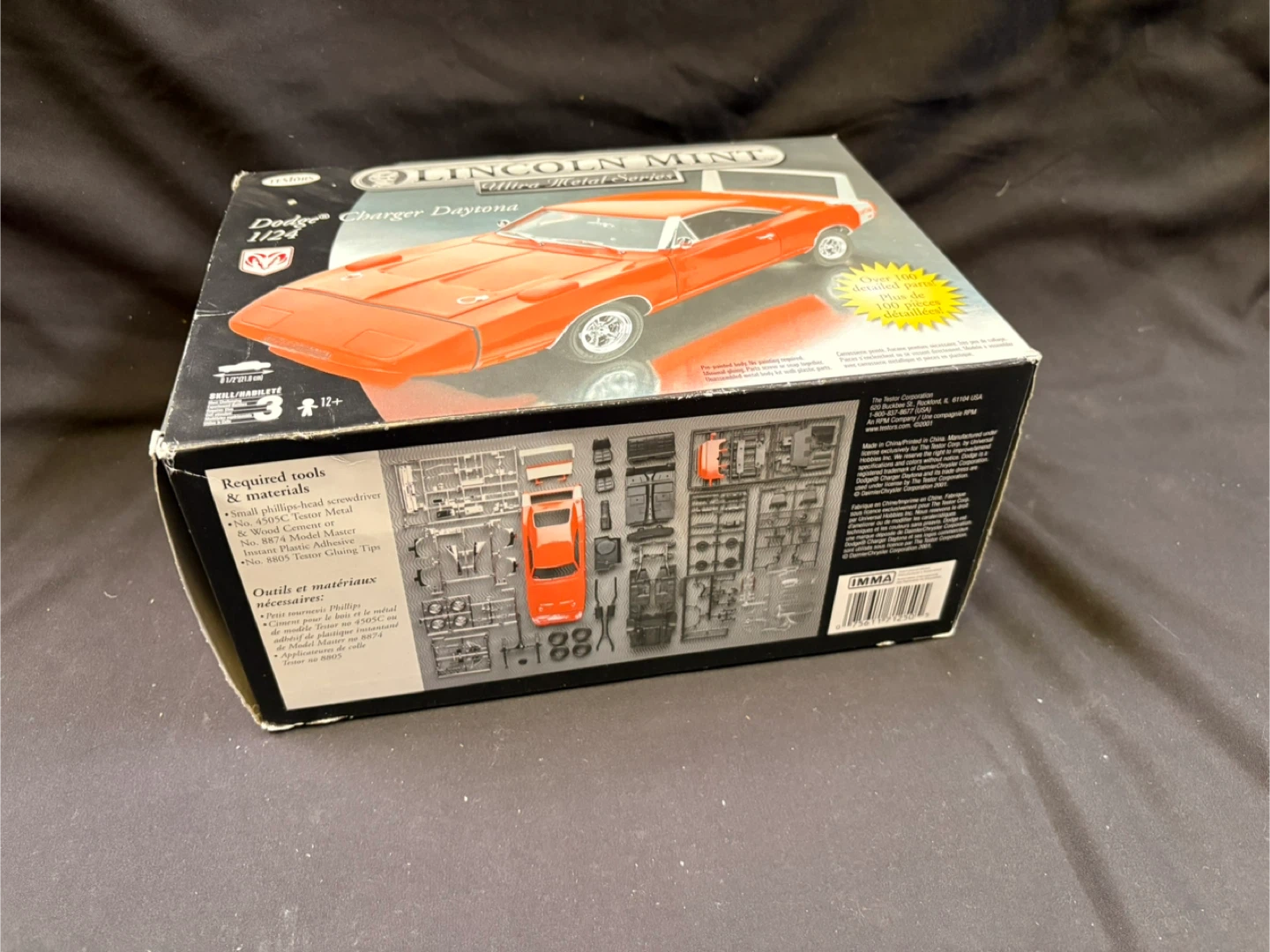 Testors Lincoln Mint Dodge Charger Daytona 1/24 Scale Model Kit - photo 5