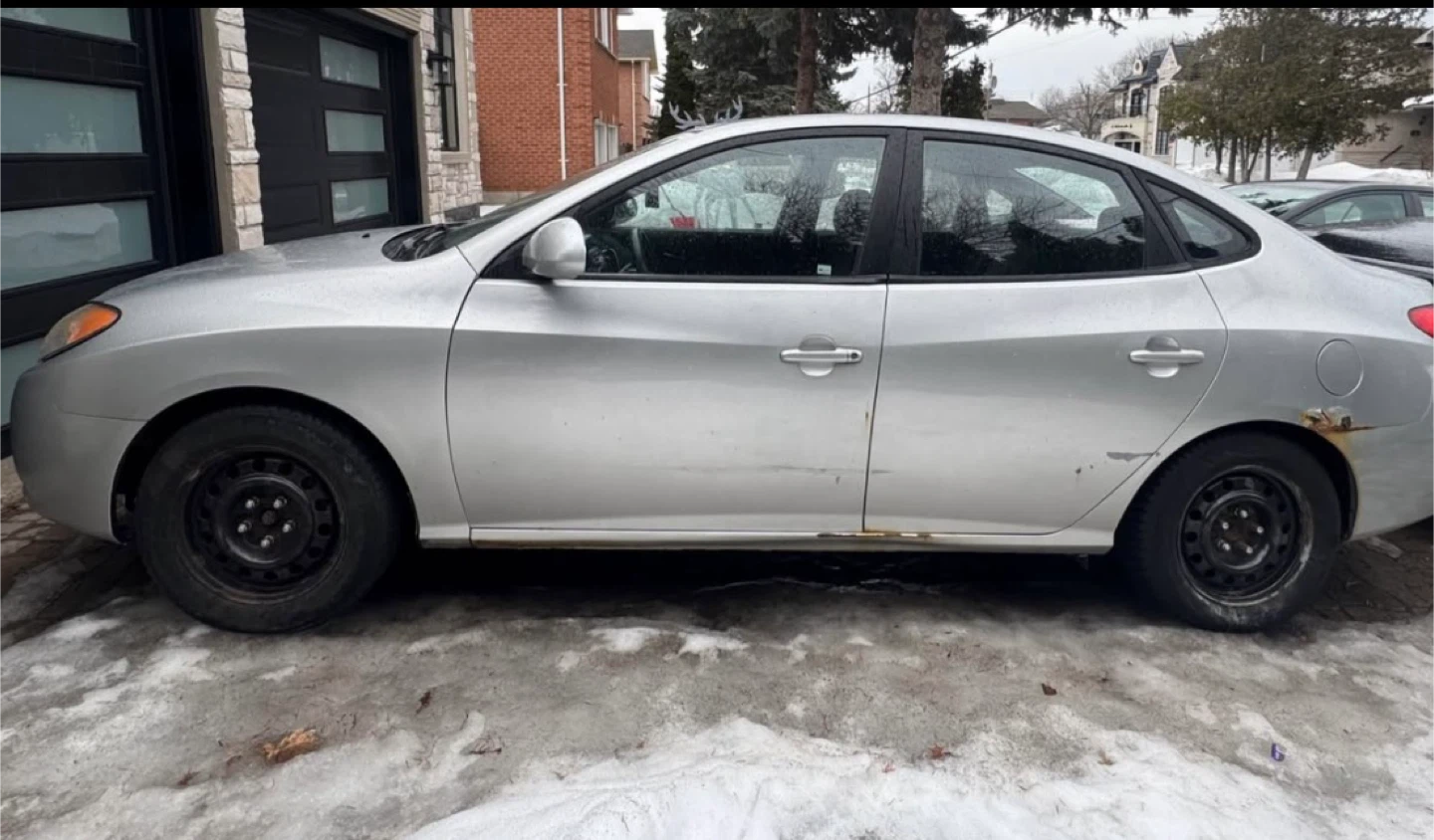 Silver Hyundai Elantra Sedan