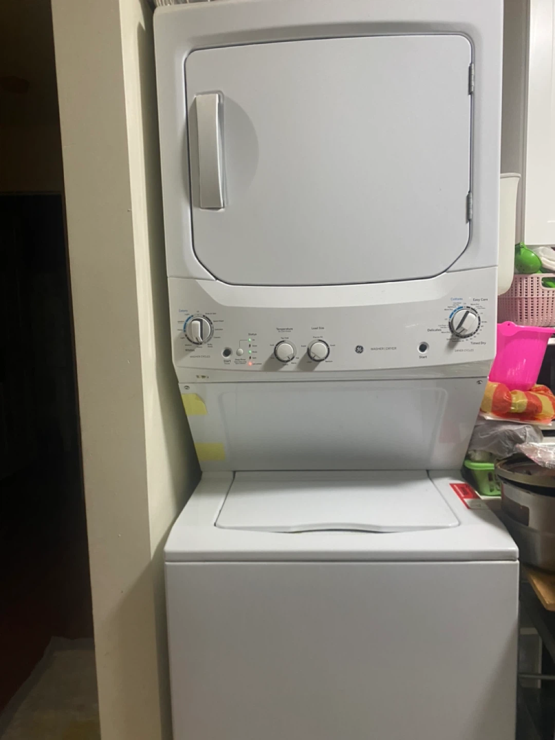 GE Stackable Washer and Dryer - photo 2