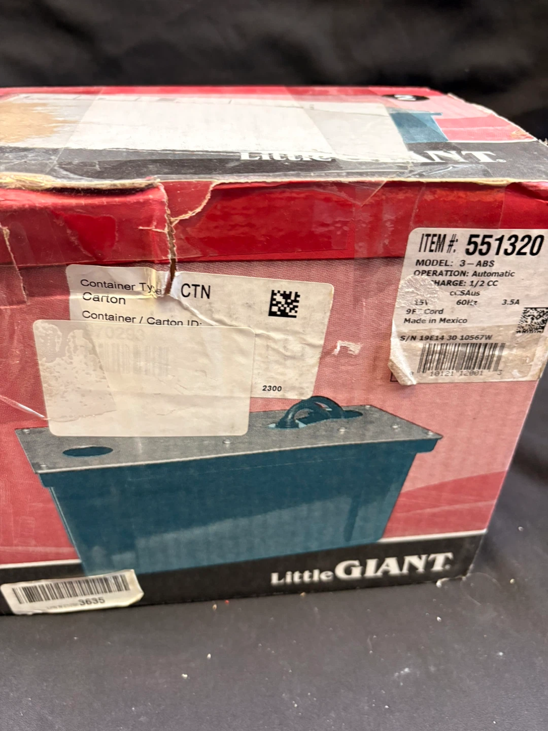 Little Giant 3-ABS Condensate Pump - photo 3