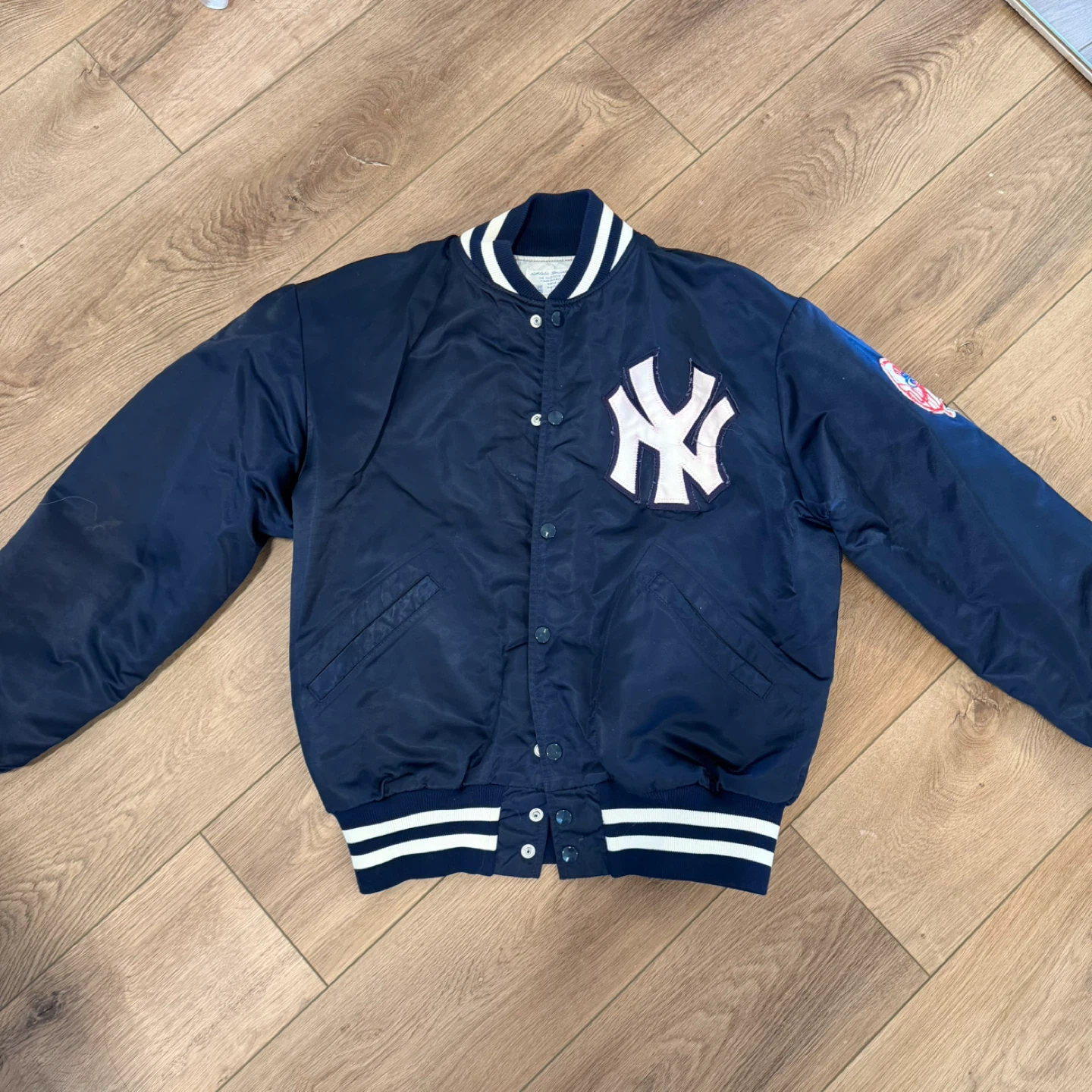 New York Yankees Satin Bomber Jacket