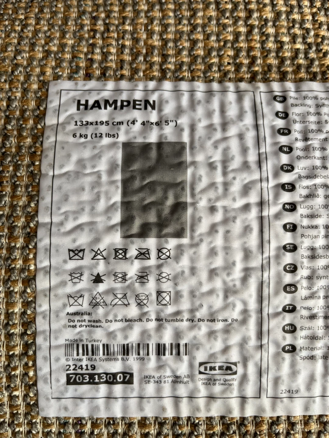 HAMPEN Rug 133x195 cm - photo 2