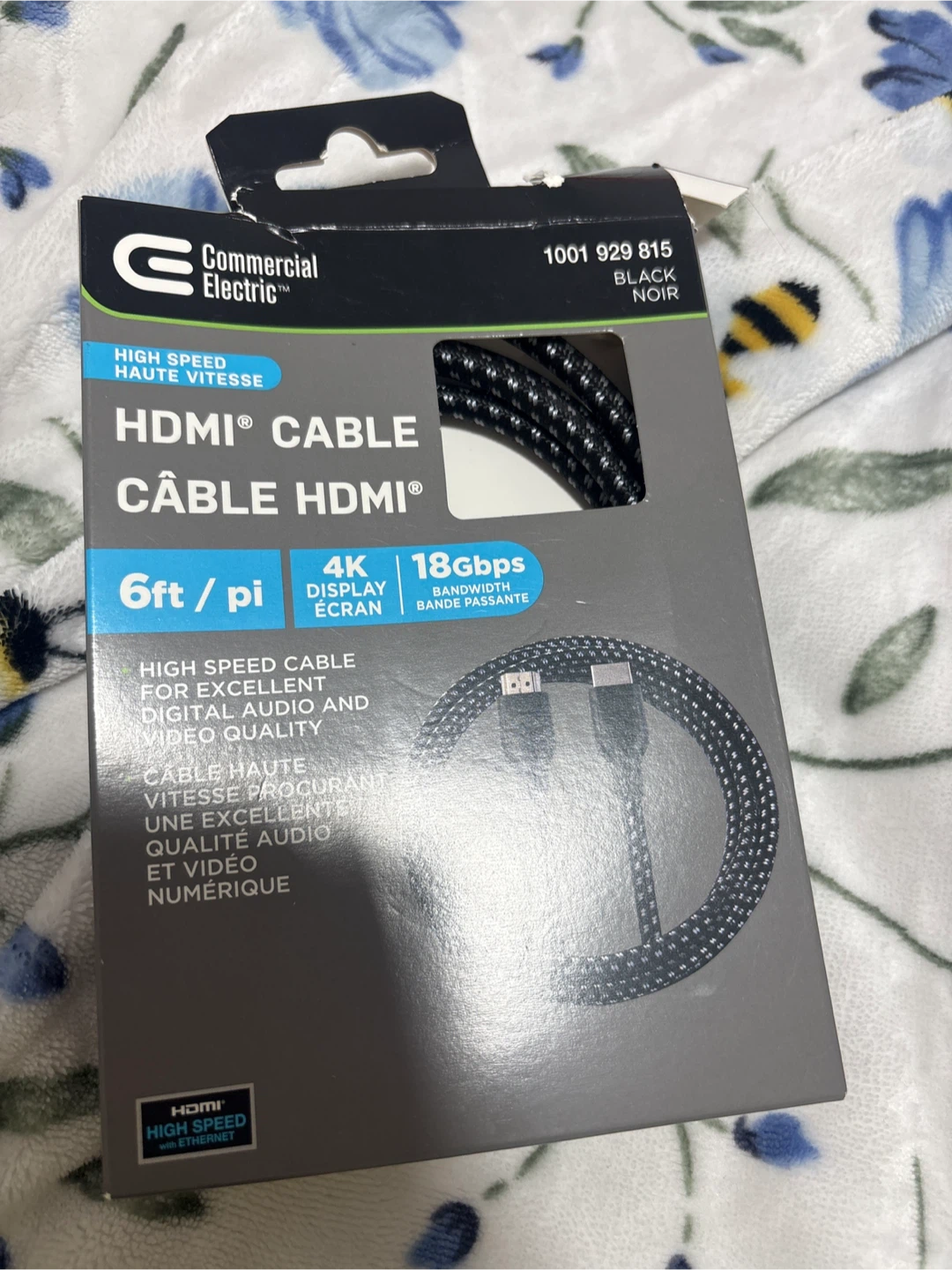 Commercial Electric 6ft High Speed HDMI Cable