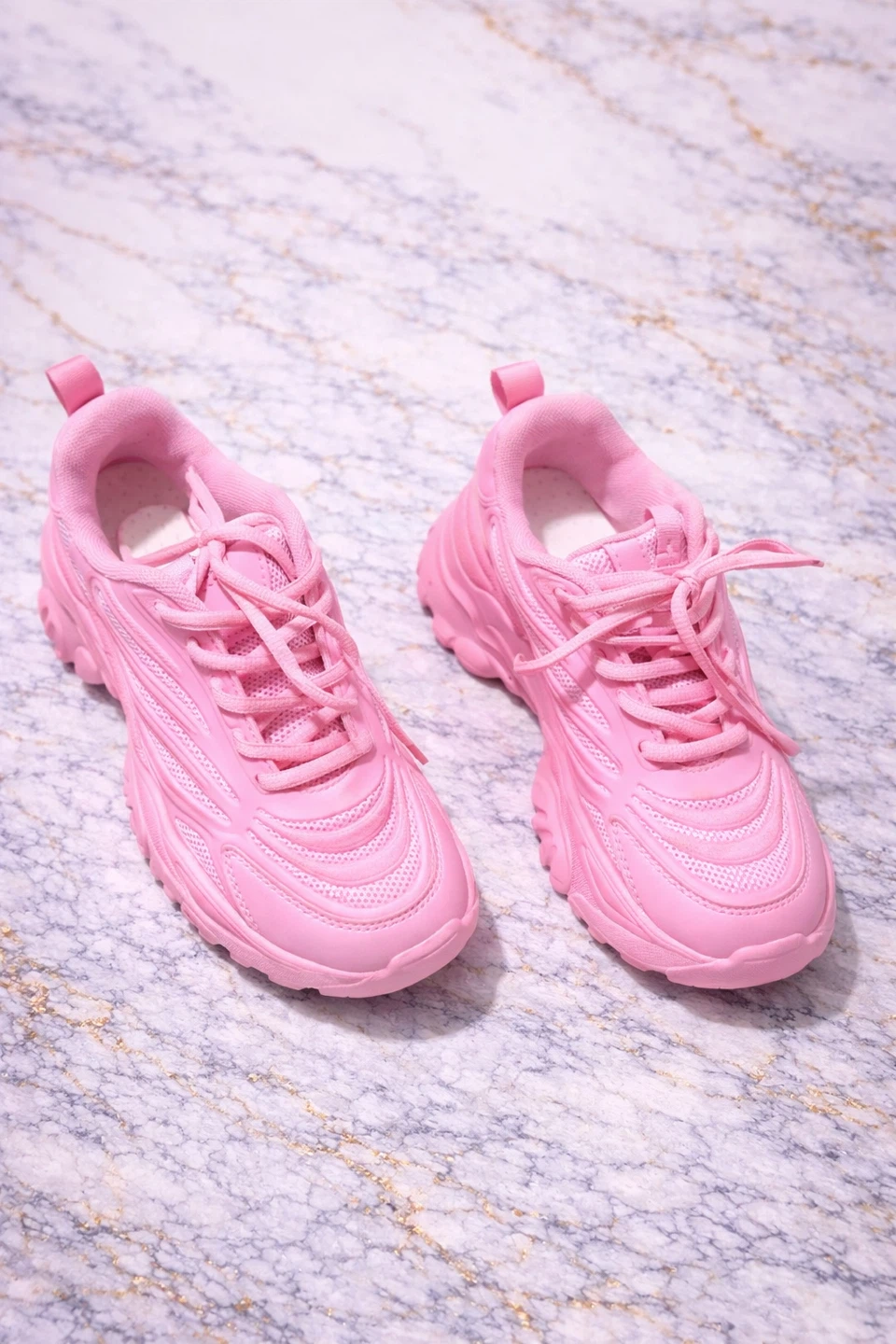 Pink Chunky Sneakers