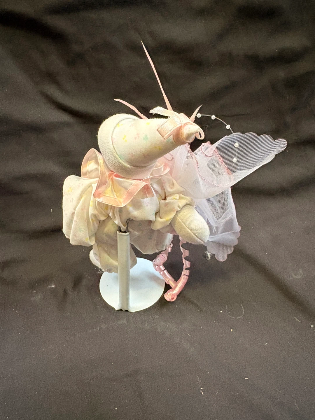 Vintage Clown Doll with Tulle and Pearls - photo 4